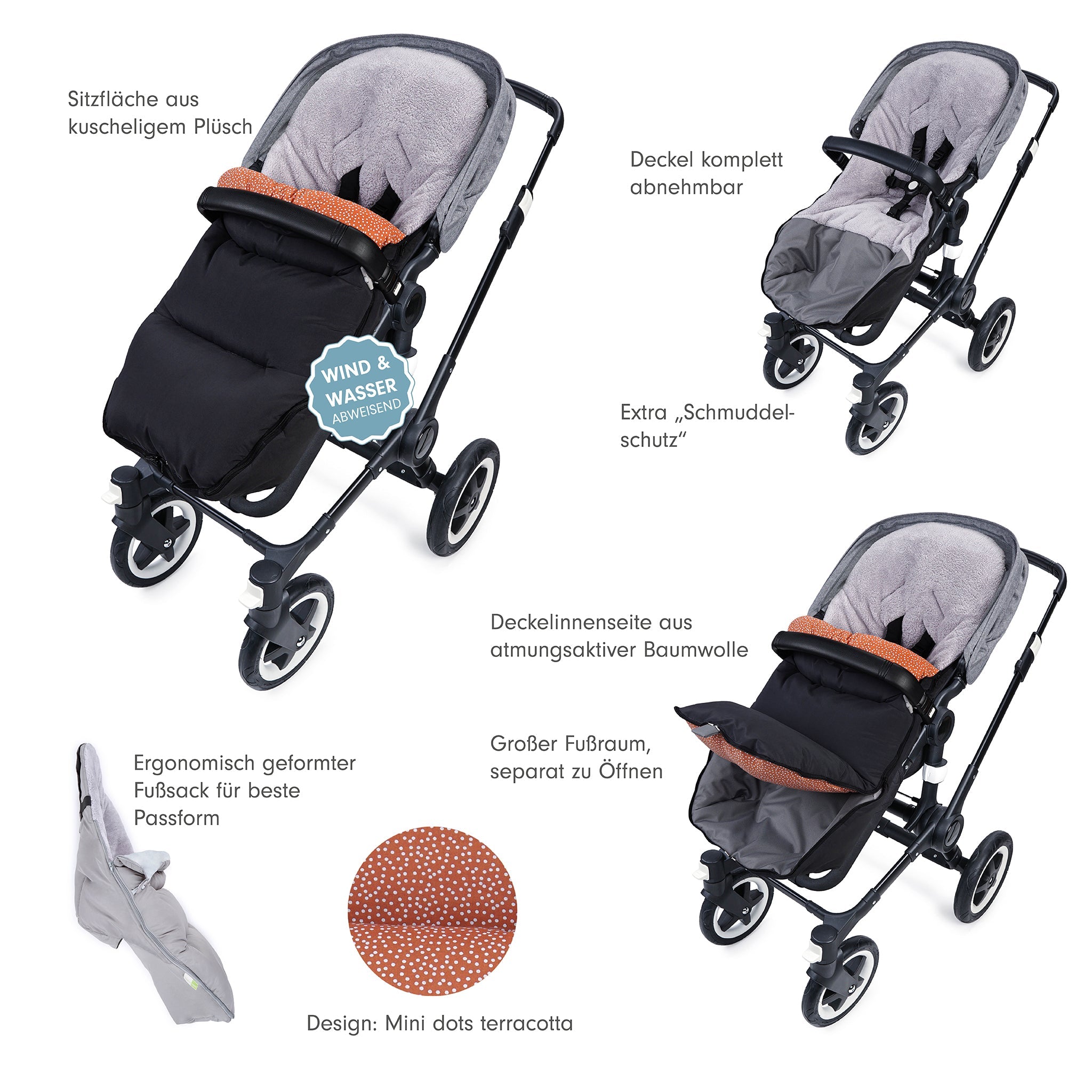 ZOI der ergonomische Winterfusssack