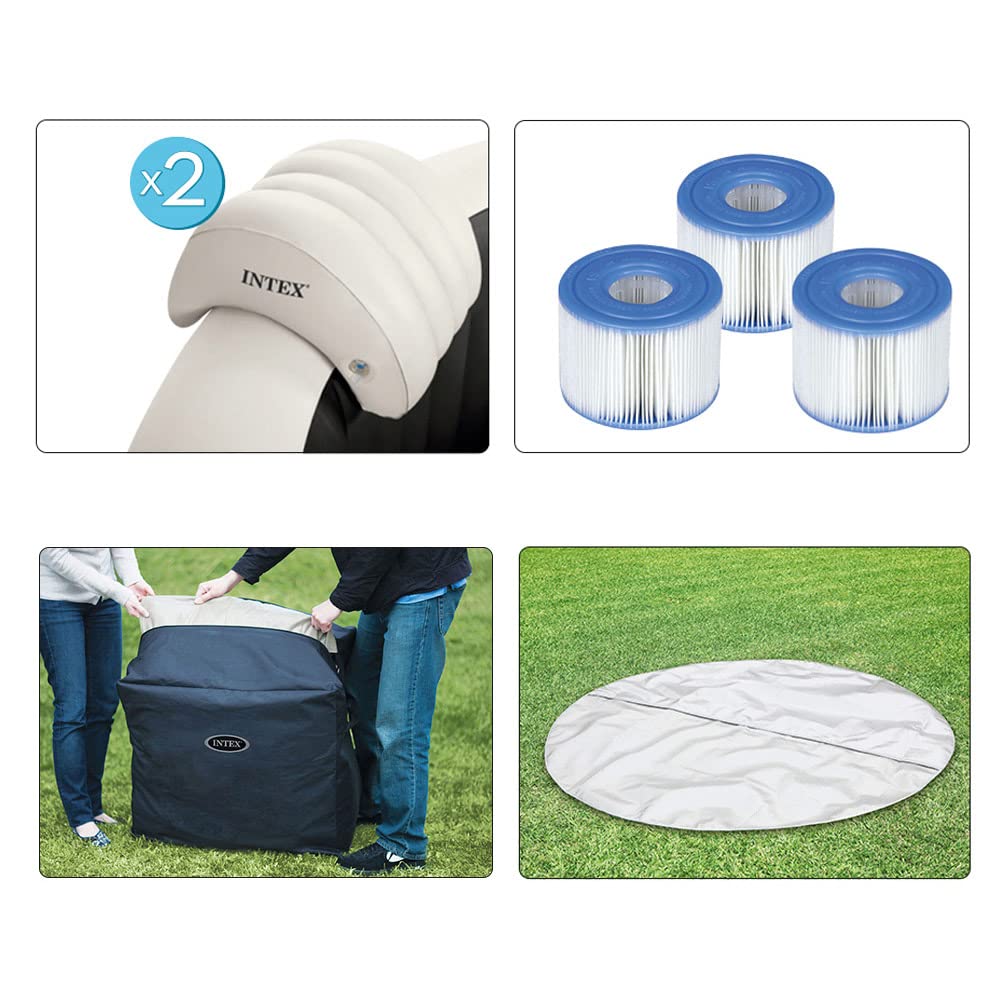 79IN X79IN X28IN PURESPA JET AND BUBBLE DELUXE SET