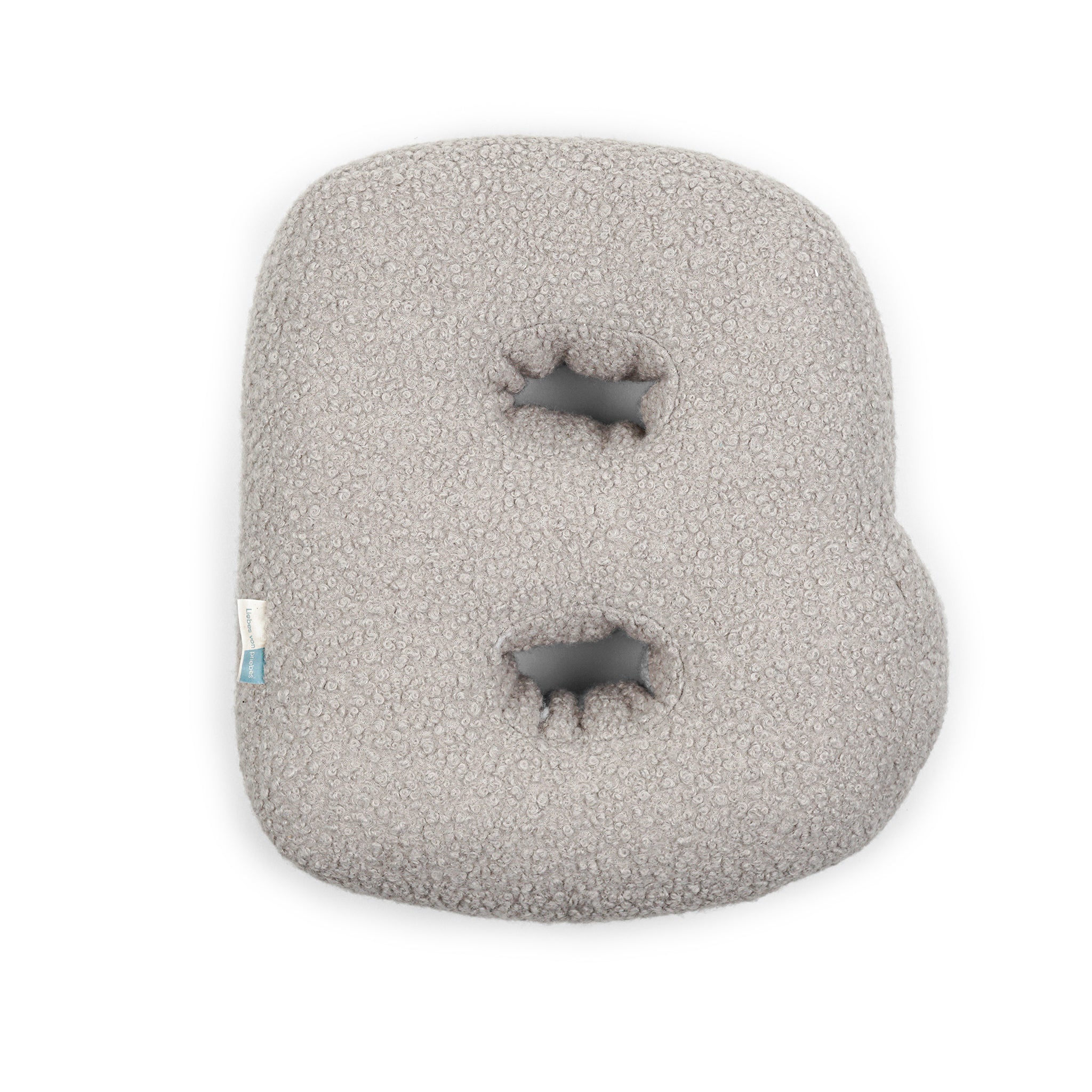 Buchstabe bouclè natur